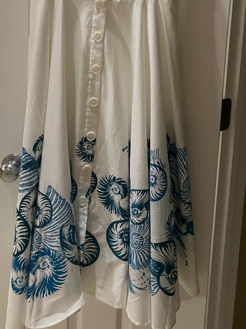 White House Black Market White Midi Sundress - Picture 5 of 7